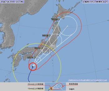 台風が来ている様で（みんな被害に遭いません様に）