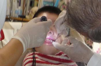 訪問歯科さん。