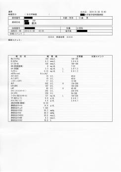 ファイル名: 20140108-01.jpg
ファイルサイズ: 625.9KB
→クリックで元のサイズを表示 血液検査の結果(その1)