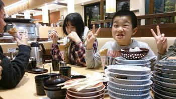 健太の食べっぷりは凄い