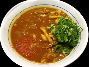 お昼：その２（鶴丸製麺　カレーうどん）