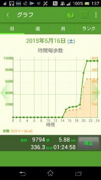ファイル名: 20150516-01.jpg
ファイルサイズ: 43.8KB
→クリックで元のサイズを表示 久しぶりに歩きに行ってきた。(あと少しで一万歩だった)