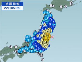  地震が一番怖い。奈良も震度１だったそうだ。
