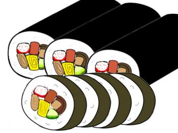 ファイル名: 20170203-01.jpg
ファイルサイズ: 51.4KB
→クリックで元のサイズを表示 夕飯は、巻き寿司いっぱい。
